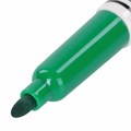 Маркер стираемый для белой доски ЗЕЛЕНЫЙ, BRAUBERG, 4 мм, с клипом, эргономичный корпус, 150849 150849