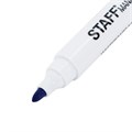 Маркер стираемый для белой доски на магните со стирателем, СИНИЙ, STAFF "Manager" WBM-002, 3 мм, 152004 152004