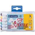 Маркеры для ткани 6 ЦВЕТОВ CENTROPEN "Textile Marker", круглый наконечник, 1,8 мм, 2739/6, 5 2739 0610 150569