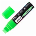 Маркер меловой "POP-ART" ЗЕЛЕНЫЙ, 15 мм, стираемый, для гладких поверхностей, BRAUBERG, 151542 151542