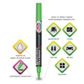 Маркер меловой "POP-ART" ЗЕЛЕНЫЙ, 3,5 мм, стираемый, для гладких поверхностей, BRAUBERG, 151524 151524