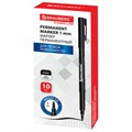 Маркер перманентный BRAUBERG "CLASSICLine", ЧЕРНЫЙ, тонкий наконечник 1 мм, 150296 150296