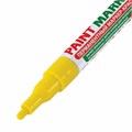 Маркер-краска лаковый (paint marker) 2 мм, ЖЕЛТЫЙ, БЕЗ КСИЛОЛА (без запаха), алюминий, BRAUBERG PROFESSIONAL, 150863 150863