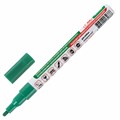 Маркер-краска лаковый (paint marker) 2 мм, ЗЕЛЕНЫЙ, БЕЗ КСИЛОЛА (без запаха), алюминий, BRAUBERG PROFESSIONAL, 150870 150870