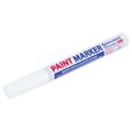 Маркер-краска лаковый (paint marker) 4 мм, БЕЛЫЙ, НИТРО-ОСНОВА, алюминиевый корпус, BRAUBERG PROFESSIONAL PLUS, 151444 151444