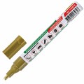 Маркер-краска лаковый (paint marker) 4 мм, ЗОЛОТОЙ, БЕЗ КСИЛОЛА (без запаха), алюминий, BRAUBERG PROFESSIONAL, 150876 150876