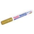 Маркер-краска лаковый (paint marker) 4 мм, ЗОЛОТОЙ, НИТРО-ОСНОВА, алюминиевый корпус, BRAUBERG PROFESSIONAL PLUS, 151449 151449