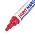Маркер-краска лаковый (paint marker) 6 мм, КРАСНЫЙ, НИТРО-ОСНОВА, BRAUBERG PROFESSIONAL PLUS EXTRA, 151452 151452