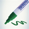 Маркер-краска лаковый (paint marker) MUNHWA, 4 мм, ЗЕЛЕНЫЙ, нитро-основа, алюминиевый корпус, PM-04 151473