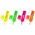 Набор текстовыделителей 4 НЕОНОВЫХ ЦВЕТА, STAFF "EVERYDAY HL-707", линия 1-5 мм, скошенный наконечник, 152548 152548