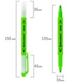 Набор текстовыделителей двусторонних 6 НЕОНОВЫХ ЦВЕТОВ, BRAUBERG "TWIN NEON", линия 1-5 мм, 152517 152517