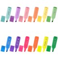 Набор текстовыделителей мини, 12 ЦВЕТОВ, BRAUBERG "ULTRA", 6 неоновых цветов + 6 пастельных цветов, линия 1-5 мм, 152538 152538