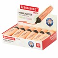 Текстовыделитель BRAUBERG "DELTA PASTEL", ПЕРСИКОВЫЙ, линия 1-5 мм, 151734 151734