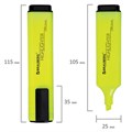Текстовыделитель BRAUBERG "ORIGINAL NEON", ЖЕЛТЫЙ, линия письма 1-5 мм, 152211 152211