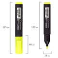Текстовыделитель STAFF College "STICK HL-497", ЖЕЛТЫЙ, 1-4 мм, 151497 151497