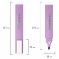 Текстовыделитель ЮНЛАНДИЯ "COLORSTAR PASTEL", ЛАВАНДОВЫЙ, линия 1-4 мм, 151714 151714