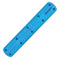Линейка 20 см гибкая BRAUBERG "FLEX", пластиковая, ассорти, европодвес, 210674 210674