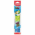 Линейка пластик 15 см, гибкая, MAPED (Франция) "Twist'n Flex Patterns", ассорти, 279115 273977