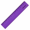 Линейка пластиковая 15 см BRAUBERG "FRUITY", тонированная, ассорти, 210765 210765