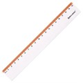 Набор чертежный средний BRAUBERG "FRESH ZONE" (линейка 20 см, 2 треугольника, транспортир), оранжевая шкала, 210763 210763