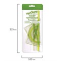 Набор чертежный ЮНЛАНДИЯ "ГЕОМЕТРИЯ" (линейка 18 см, 2 треугольника, транспортир), зеленая шкала, 210740 210740
