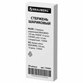 Стержень шариковый BRAUBERG 142 мм, НАБОР 10 штук, СИНИЙ, стандартный узел 1,0 мм, линия письма 0,5 мм, 170404 170404