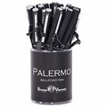 Ручка шариковая BRUNO VISCONTI "Palermo", черный металлический корпус, 0,7 мм, синяя, 20-0250/01 144162 - фото 197174 Ручка шариковая BRUNO VISCONTI "Palermo", черный металлический корпус, 0,7 мм, синяя, 20-0250/01 144162 - фото 197174