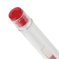 Ручка гелевая STAFF "Basic" GP-789, КРАСНАЯ, корпус прозрачный, хромированные детали, узел 0,5 мм, 142790 142790