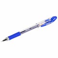 Ручка гелевая с грипом ОФИСМАГ "M-555", СИНЯЯ, игольчатый наконечник 0,5 мм, линия письма 0,35 мм, 144214 144214