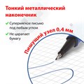 Набор капиллярных ручек (линеров) BRAUBERG 4 шт., АССОРТИ, "Aero", трехгранные, металлический наконечник, линия письма 0,4 мм, 141524 141524