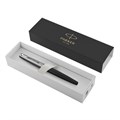 Ручка перьевая PARKER "Jotter Bond Street Black CT", черный, детали нержавеющая сталь, синяя, 2030947 142943