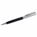 Ручка подарочная шариковая GALANT "Hector", корпус черный/серебро, детали серебро, узел 0,7 мм, линия письма 0,5 мм, синяя, 144173 144173