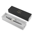 Ручка шариковая PARKER "Jotter Core Stainless Steel CT", корпус серебристый, детали хром, синяя, 1953170 142378