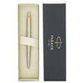 Ручка шариковая PARKER "Jotter Core Stainless Steel GT", ежедневник А5 коричневый, пакет, 880890 880890