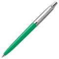 Ручка шариковая PARKER "Jotter Orig Green", корпус зеленый, нержавеющая сталь, блистер, синяя, 2076058 143863