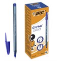 Ручка шариковая BIC "Cristal Exact", СИНЯЯ, корпус тонированный, узел 0,7 мм, линия письма 0,28 мм, 992605 143971