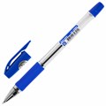 Ручка шариковая BRAUBERG "BP-GT", СИНЯЯ, корпус прозрачный, евронаконечник 0,7 мм, линия письма 0,35 мм, 144004 144004