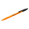 Ручка шариковая BRAUBERG "ULTRA ORANGE", ЧЕРНАЯ, узел 0,7 мм, чернила ГЕРМАНИЯ, наконечник ШВЕЙЦАРИЯ, 143563 143563