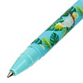Ручка шариковая BRAUBERG SOFT TOUCH STICK "PARROTS", СИНЯЯ, мягкое покрытие, узел 0,7 мм, 143706 143706