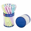 Ручка шариковая BRAUBERG SOFT TOUCH STICK "PASTEL" СИНЯЯ, мягкое покрытие, корпус ассорти, узел 0,7 мм, 143698 143698