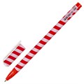 Ручка шариковая BRAUBERG SOFT TOUCH STICK "TWIST", СИНЯЯ, мягкое покрытие, узел 0,7 мм, 143702 143702