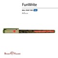 Ручка шариковая BRUNO VISCONTI "FunWrite", СИНЯЯ, "Милитари", узел 0,5 мм, линия письма 0,3 мм, 20-0212/06 142881