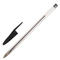 Ручка шариковая STAFF Basic Budget BP-02, письмо 500 м, ЧЕРНАЯ, длина корпуса 13,5 см, линия письма 0,5 мм, 143759 143759 - фото 204199