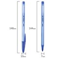 Ручка шариковая масляная BIC "Cristal Soft", СИНЯЯ, корпус тонированный, узел 1,2 мм, линия 0,35 мм, 951434 143078