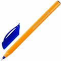 Ручка шариковая масляная BRAUBERG "Extra Glide Orange", СИНЯЯ, трехгранная, узел 0,7 мм, линия письма 0,35 мм, 142925 142925 - фото 204360