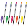 Ручка шариковая масляная BRAUBERG "Frost Color", СИНЯЯ, ассорти, узел 0,6 мм, линия письма 0,3 мм, 142935 142935 - фото 204444