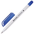 Ручка шариковая масляная BRAUBERG "Olive Pen", СИНЯЯ, корпус прозрачный, 0,7 мм, линия 0,35 мм, 141476 141476 - фото 204561