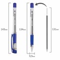 Ручка шариковая масляная с грипом BRAUBERG "Time2rite", СИНЯЯ, узел 0,7 мм, линия письма 0,35 мм, 142683 142683