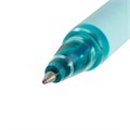 Ручка шариковая масляная с грипом UNI "JetStream", СИНЯЯ, корпус бирюзовый, линия 0,35 мм, ш/к 03743 144109