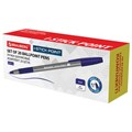 Ручка шариковая с грипом BRAUBERG "i-STICK POINT", КОМПЛЕКТ 20 шт., СИНЯЯ, линия письма 0,35 мм, 144024 144024 - фото 205610